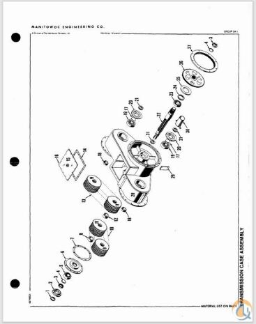 Manitowoc Manitowoc Transmission Case Assembly Transmission Crane Part for Sale in Cleveland Ohio  Crane Network image 4