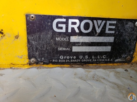 2006 Grove RT600E Crane for Sale on CraneNetwork.com