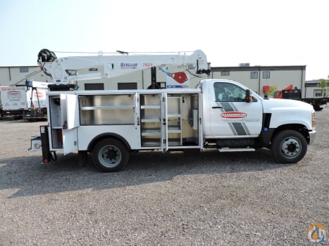 Sold Stellar 7621 Service Crane mounted on 2019 Chevy Silverado 5500 ...