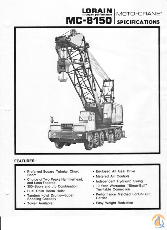 150 TON Lattice/Tower Crane. GREAT CONDITION AND LOW HOURS Crane for ...