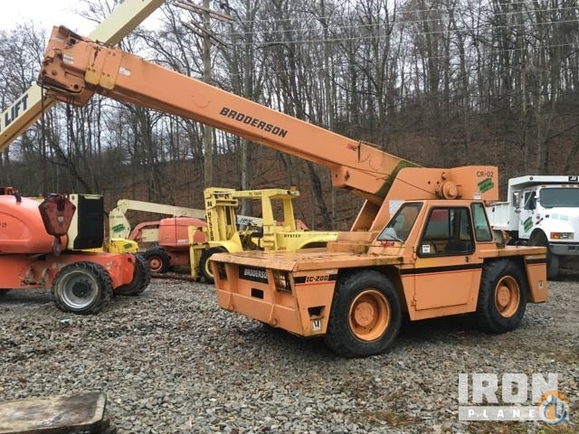 Sold 1998 Broderson IC-200-2C Carry Deck Crane Crane in Eighty Four ...