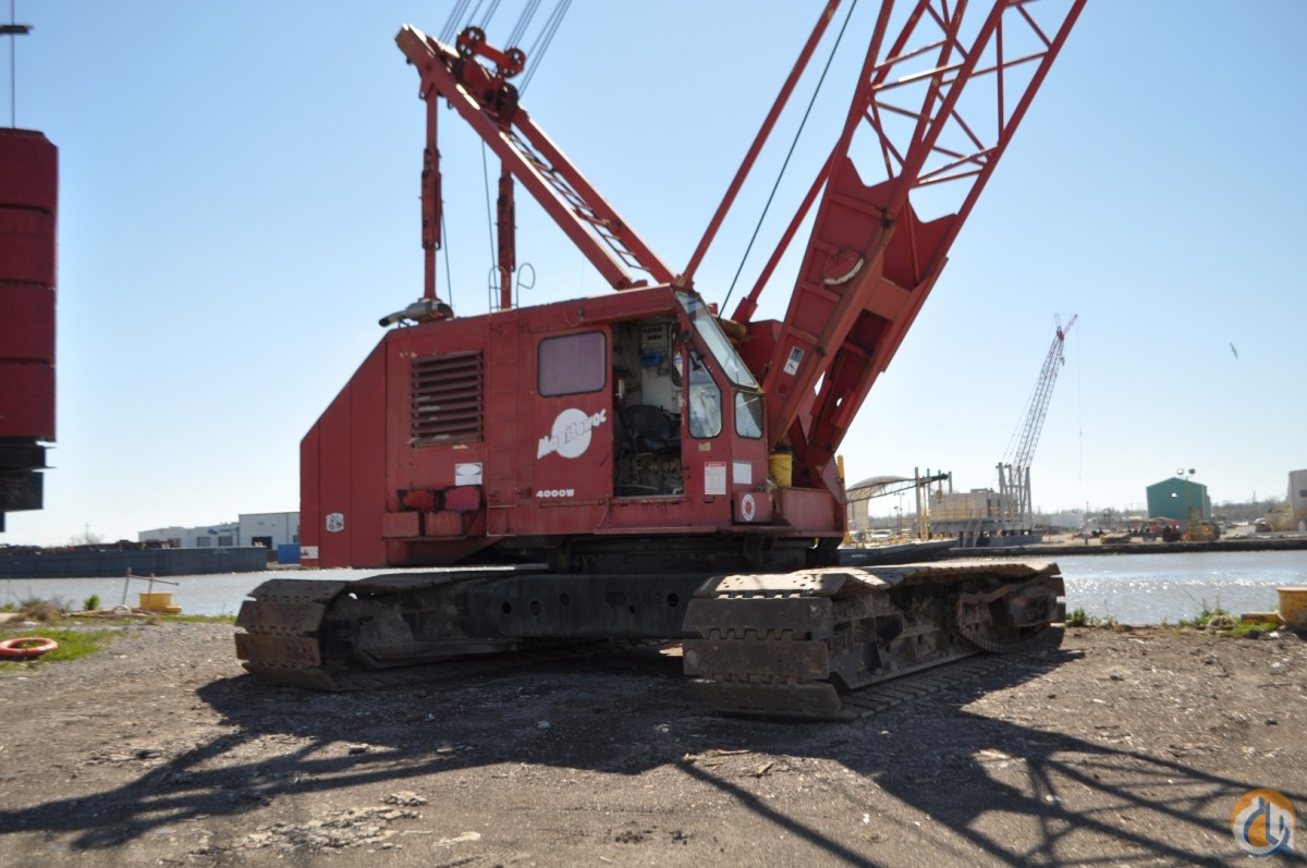 Manitowoc 4000w Crawler Crane Load Chart