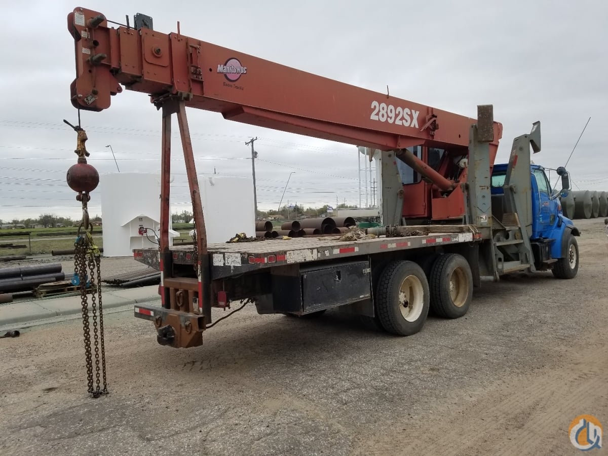 2001 Sterling Truck with Manitowoc (Pioneer) Mounted Crane Crane for