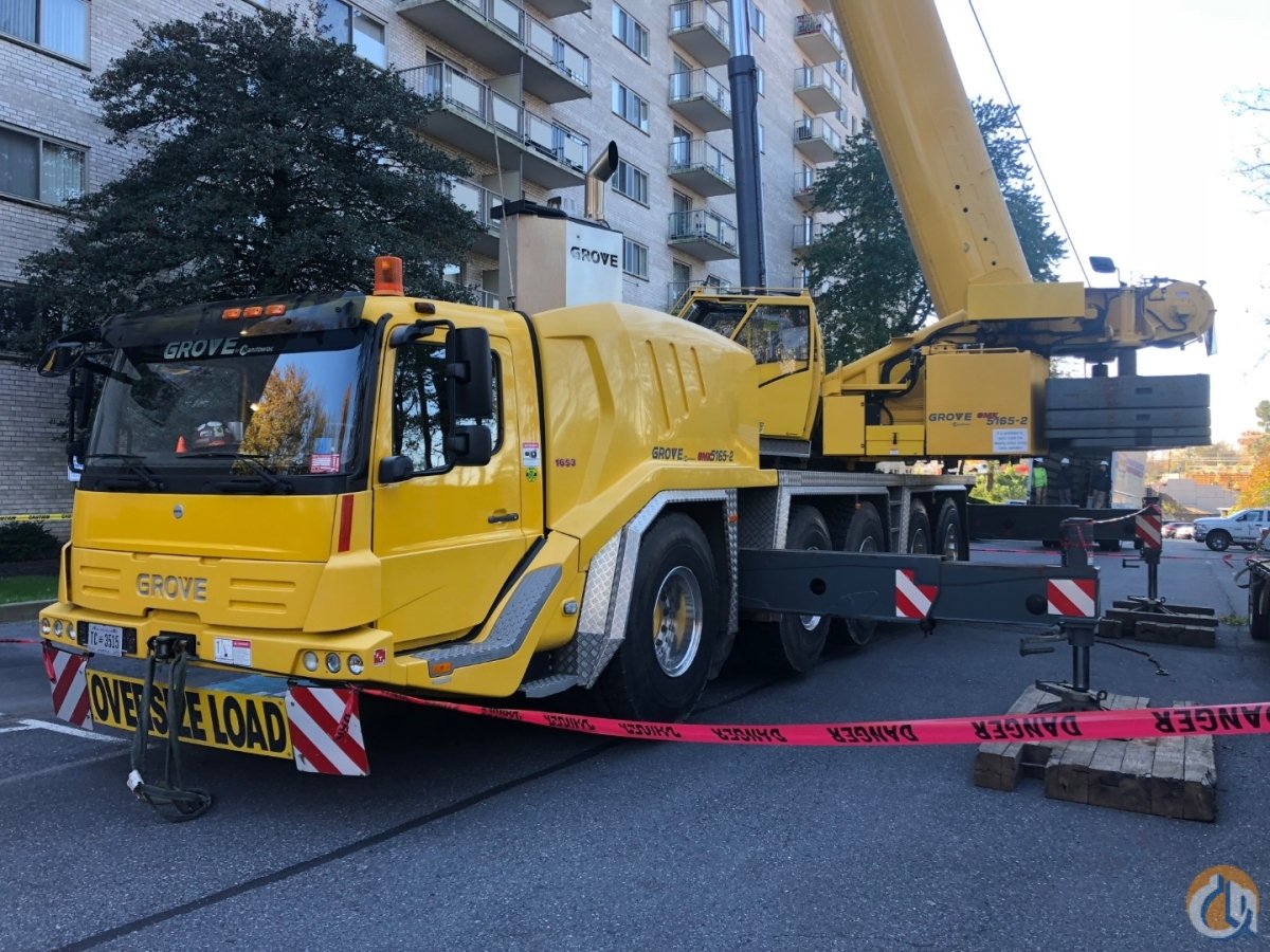 2012 GROVE GMK 5165-2 Crane for Sale in Baltimore Maryland on CraneNetwork.com