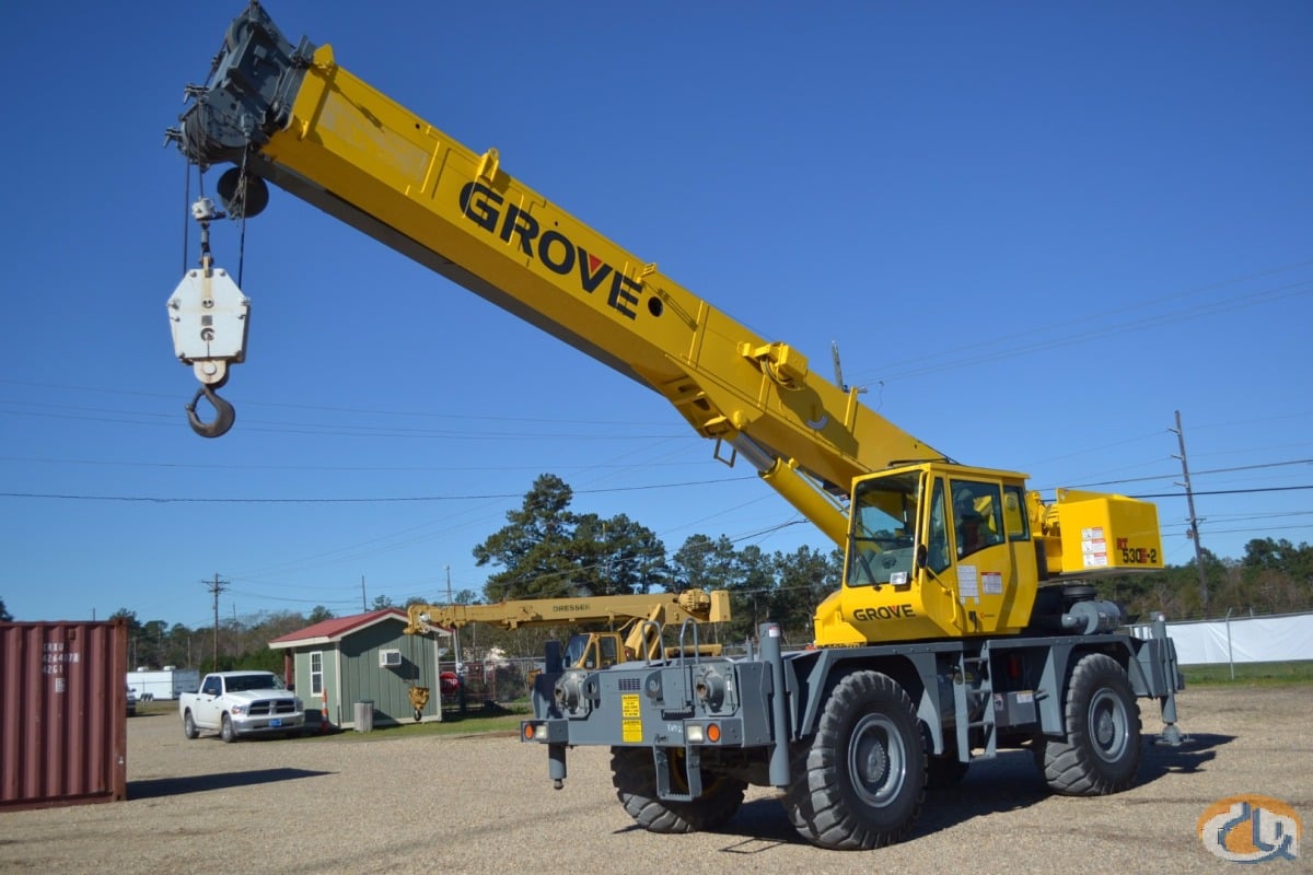 Sold GROVE RT530E-2 30 TON CAP CRANE Crane in Livingston Louisiana ...