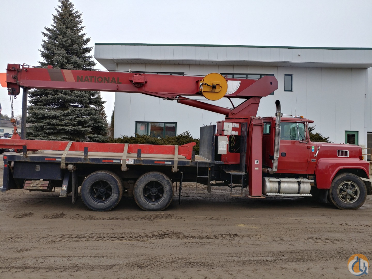 1999 National Crane on Ford L9000 Crane for Sale in Williston Vermont