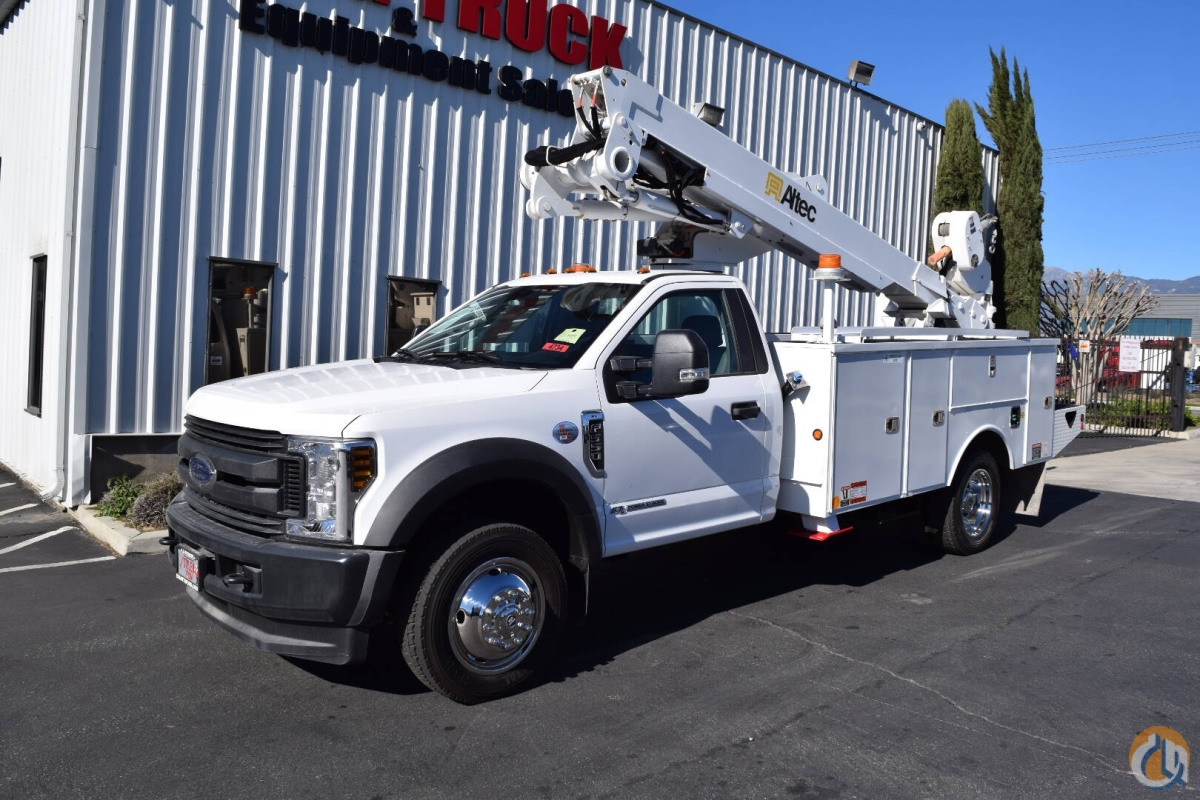 2019 Ford F550 4x4 Altec AT40MH 45' Bucket Truck Crane for Sale in