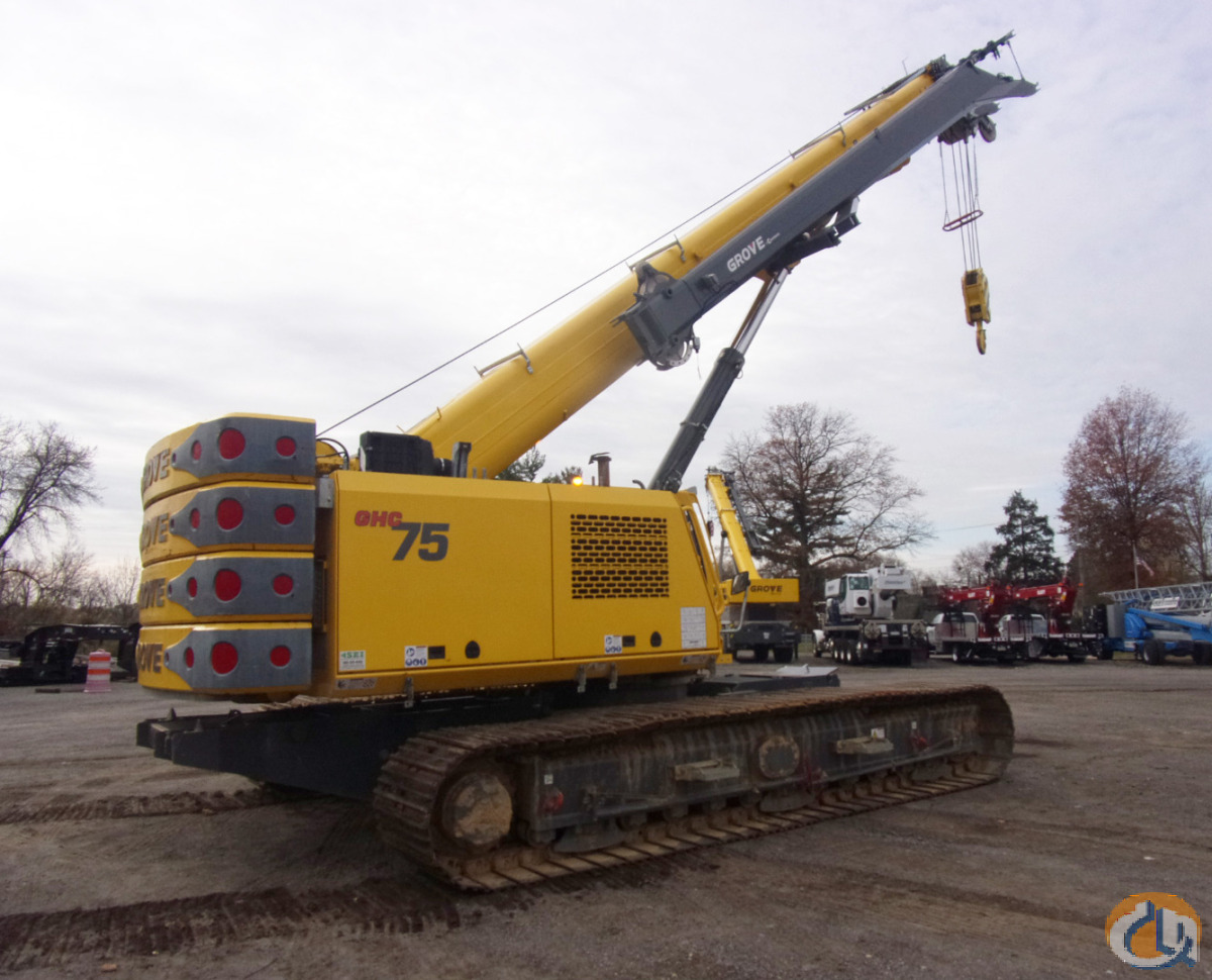 2015 Grove GHC75 Hydraulic Crawler Crane for Sale or Rent in Harrisburg
