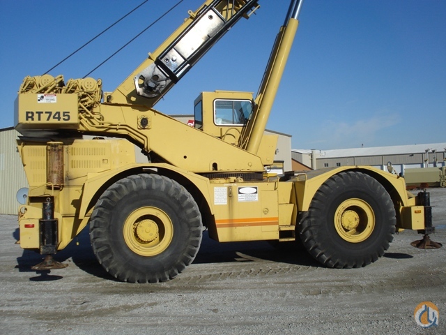 Sold 1994 Grove RT745 Rough Terrain Crane Crane in Illinois | Crane Network