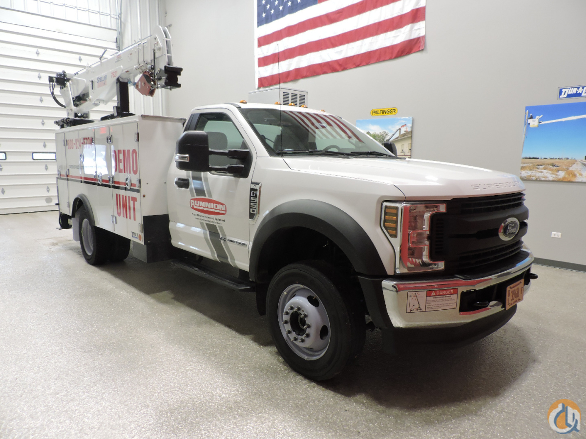 Stellar 7621 Service Crane mounted on 2019 Ford F550 4x4 Crane for Sale ...