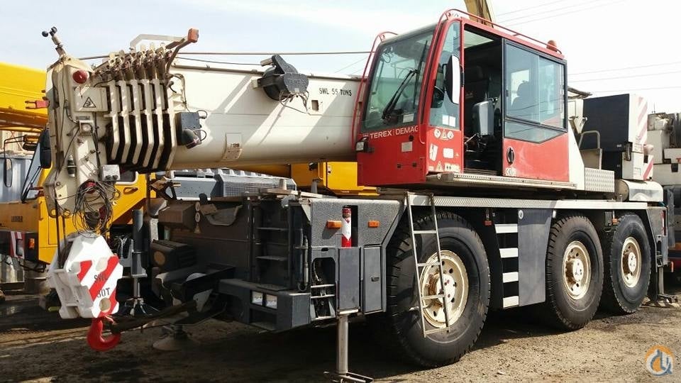 Sold 2005 DEMAG AC 55 ALL TERRAIN CRANE 55 TON EXCELLENT ONLY USD ...