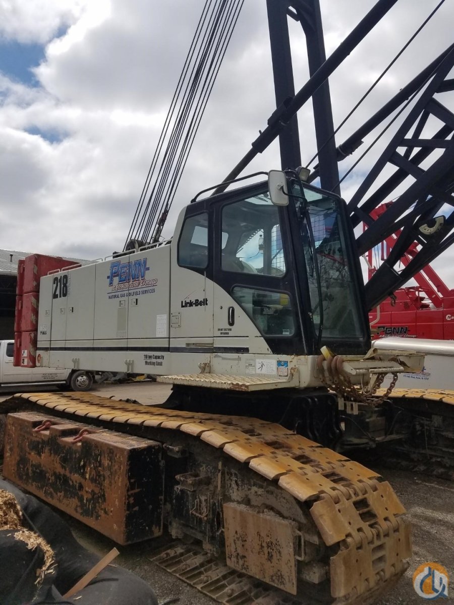 2012 Link-Belt 218 HSL Crawler Crane For Sale In Indiana Pennsylvania ...