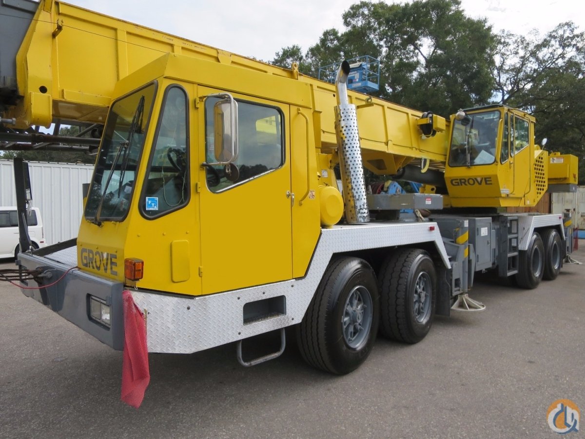 GROVE TMS750B 50 TON HYDRAULIC TRUCK CRANE 110 FEET BOOM PLUS JIB Crane For Sale On CraneNetwork.com