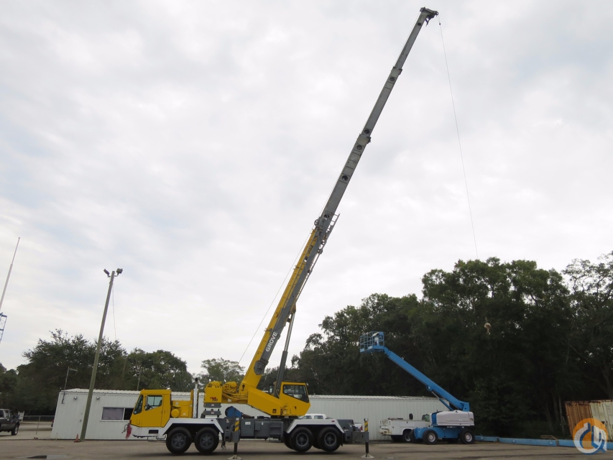 GROVE TMS750B 50 TON HYDRAULIC TRUCK CRANE 110 FEET BOOM PLUS JIB Crane ...