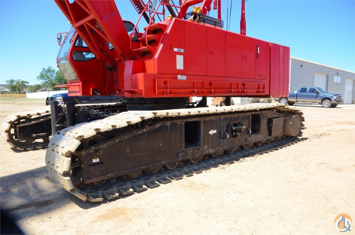 MANITOWOC 12000 120 TON CRAWLER CRANE WITH FREE FALL ON BOTH DRUMS