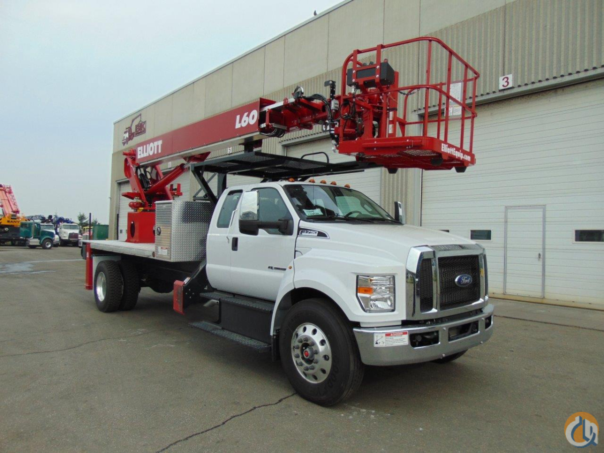 NEW ELLIOTT HIREACH L60 ON 2019 FORD F750 Crane for Sale in Milford ...