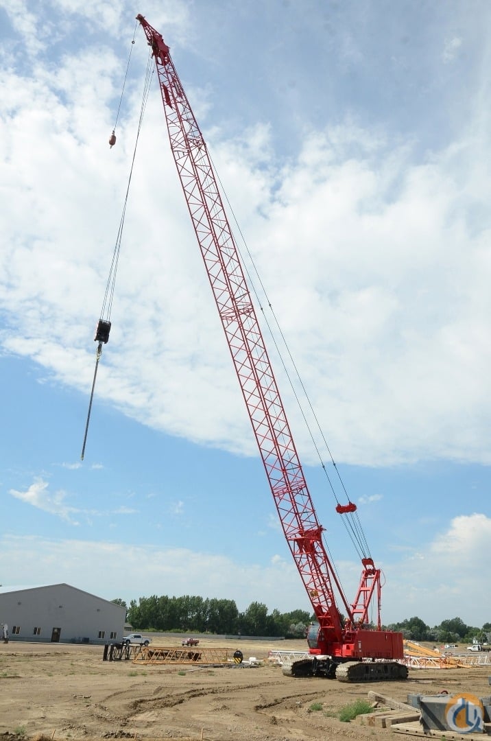 MANITOWOC 12000 120 TON CRAWLER CRANE WITH FREE FALL ON BOTH DRUMS ...