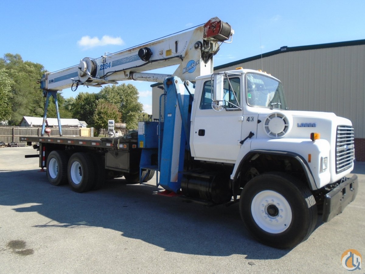 1996 Manitex-Ford 2284 22 Ton Boom Truck CranesList ID 244 Crane for Sale on