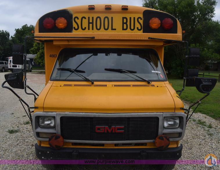 1995 gmc vandura 3500 school bus