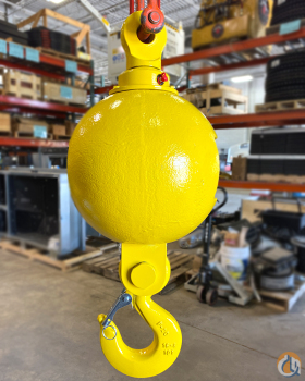 RopeBlock 8 Ton 176 lbs. Headache Ball Overhaul Hook Balls Crane Part for Sale in Solon Ohio on CraneNetwork.com