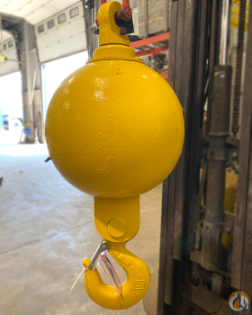 RopeBlock 12 Tons 397 lbs. Headache Ball Overhaul Hook Balls Crane Part for Sale in Solon Ohio on CraneNetwork.com