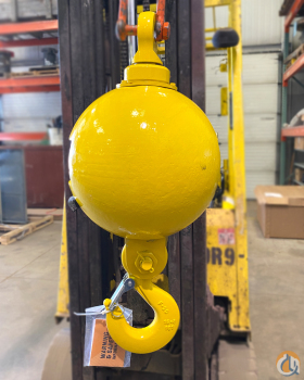 RopeBlock 8 Ton 243 lbs. Headache Ball Overhaul Hook Balls Crane Part for Sale in Solon Ohio on CraneNetwork.com