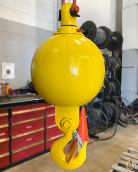 RopeBlock 12 Tons 397 lbs. Headache Ball Overhaul Hook Balls Crane Part for Sale in Solon Ohio on CraneNetwork.com