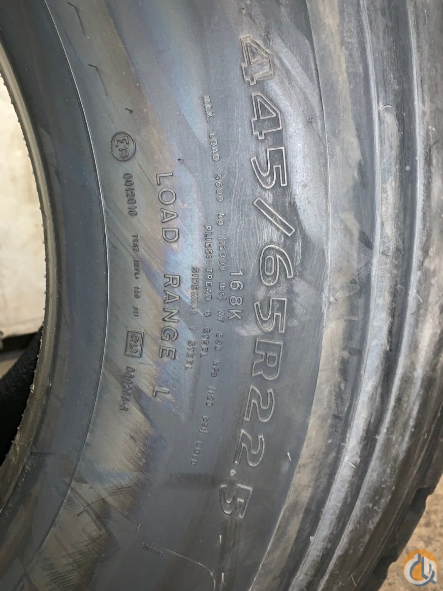 Goodyear GOODYEAR TIRE, 445/65/R22.5, G296 MSA, 20 PLY, DATE CODE- MAY ...