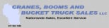 Cranes, Booms and Bucket Truck Sales, LLC