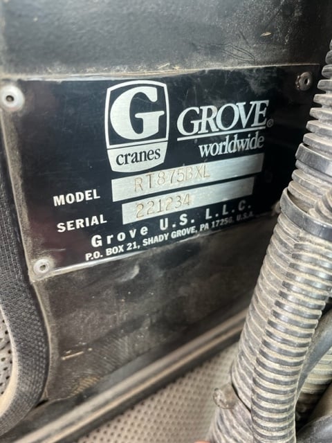 Grove RT875BXL for sale